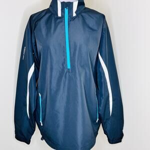 Page & Tuttle Full Swing Jacket Large Mens Golf Performance 1/4 Zip Windbreaker